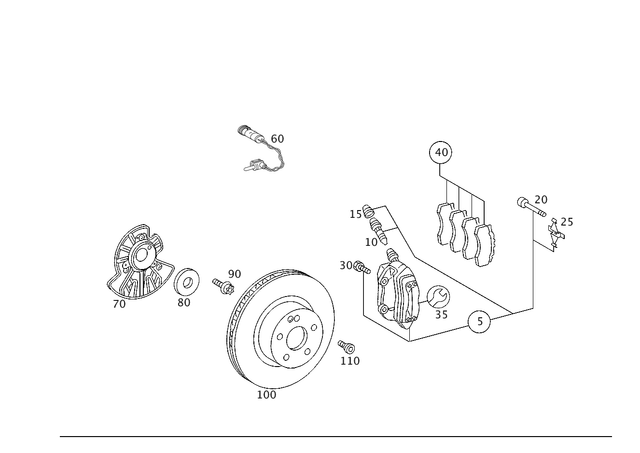 4210147 - : Parts Kit, Vib Absorber for Mercedes-Benz Image