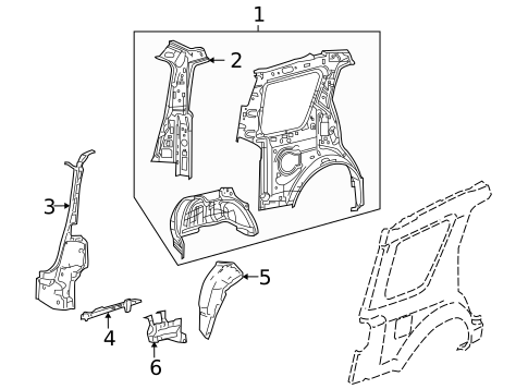 Inner Structure for 2005 Ford Freestyle #0