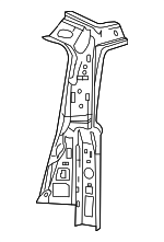 5F9Z7441021AA - Body: Rear Pillar Reinforced for Ford: Freestyle Image