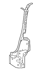6F9Z7445114A - Body: Rear Pillar for Ford: Freestyle, Taurus X Image