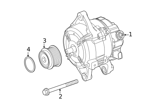 Alternator for 2019 Toyota Corolla #0