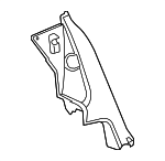 25956072 - : Lower Quarter Trim for Chevrolet: Cobalt Image