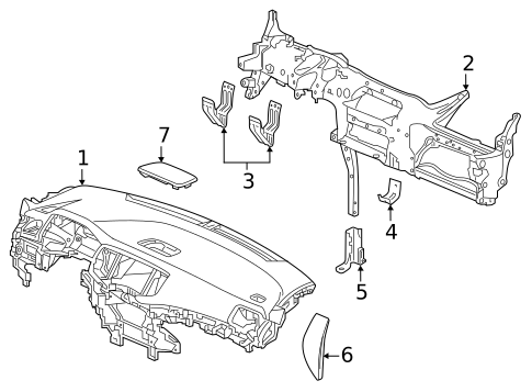Instrument Panel for 2023 Honda Ridgeline #0