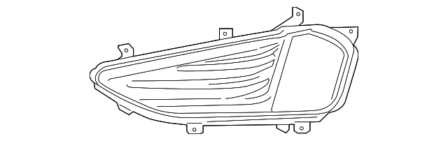 NT4Z-15266-AD Fog Light Trim nt4z15266ad | Fairway Ford OEM Parts