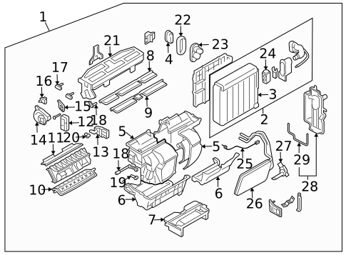 HVAC Case for 2004 Suzuki XL-7 #0