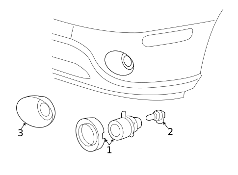 Fog Lamps for 2008 Saab 9-7x #0