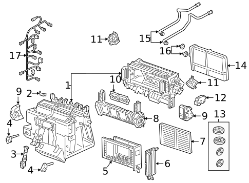 Evaporator & Heater Components for 2024 Audi Q8 e-tron #4