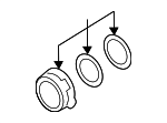4G0998552A - Body: Camera Repair Kit for Audi Image