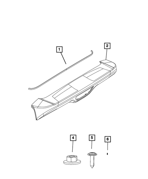 Moldings and Ornamentation for 2022 Jeep Grand Cherokee WK #3