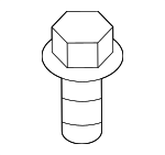 90303SHJA00 - Body: Spoiler Assembly Bolt for Honda: Odyssey, Pilot Image