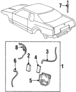 25715122 - Electrical: Nav System Kit for Cadillac: Eldorado Image