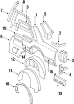 12397160 - Body: Outer Panel for Oldsmobile: Delta 88 Image