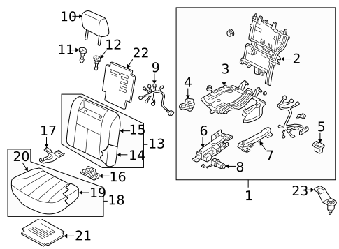 Power Seats for 2005 INFINITI Q45 #3