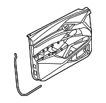 4KL867104CWFA - : Door Trim Panel for Audi: e-tron Quattro, e-tron S, e-tron S Sportback, e-tron Sportback, Q8 e-tron, Q8 e-tron Sportback, SQ8 e-tron, SQ8 e-tron Sportback Image