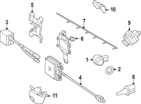 Electrical Components for 2025 Mercedes-Benz GLB250 #3