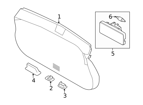 Interior Trim for 2018 Nissan Rogue #0