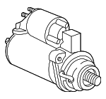 99660410302 - Electrical: Starter for Porsche: 911, Boxster, Carrera GT, Cayman Image