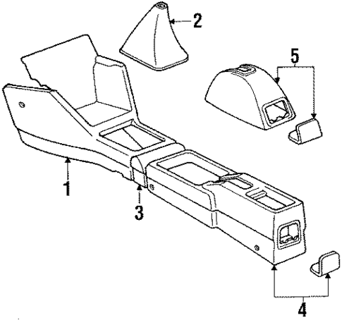 Center for 1988 Toyota Tercel #1