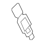 86848W010P - Electrical: Extension for Mitsubishi: Eclipse Cross, Outlander, Outlander PHEV, Outlander Sport Image