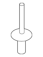 7147293278 - Body: Wheel Opening Molding Rivet for BMW: X3, X4, X5, X6 Image