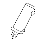 84548G8000 - Body: Damper for Kia: Carnival, EV6, EV9, Forte, Forte5, Niro, Niro EV, Sedona, Soul, Sportage Image