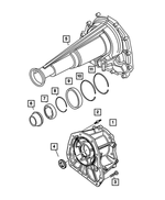 4799495 - Automatic Transmission Multi-Speed: Transmission Rear Extension Housing for Mopar Image