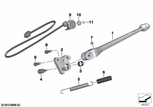 46537702153 - Frame and Mounting Parts: Plain Bearing for BMW-Motorrad Image