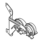 61337192551 - Electrical: Horn for BMW: 1 Series M, 128i, 135i, 135is Image