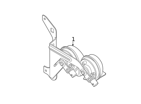 Horn for 2011 BMW 1 Series M #0