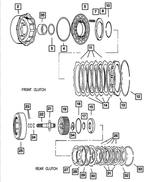 4058437AB - Automatic Transmission 4 Speed: Clutch Retainer for Dodge: Dakota, Durango, Ram 2500, Ram 3500 Image