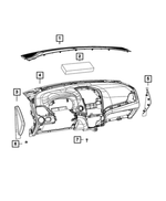5028895AA - Interior Trim: Dash Panel Silencer for Dodge: Journey Image