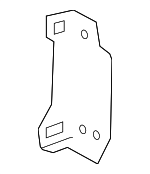 5318812030 - Body: Side Support Stay for Scion: iM, tC, xB | Toyota: Corolla iM, Mirai, Prius, Prius Plug-In, Prius V Image