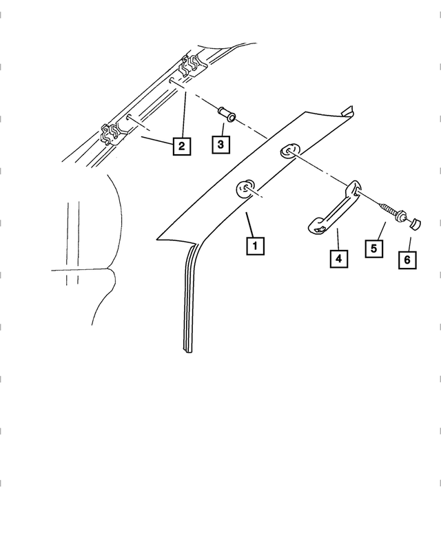 H526TAZ - Interior Trim: Assist And Grab Handle Plug for Mopar Image