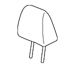 81340THRA41ZC - Body: Headrest for Honda: Odyssey Image