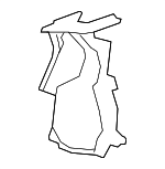 81322THRA01 - Body: Retractor Cover for Honda: Odyssey Image