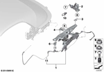 51175A499B9 - : Convertible Top Compt Lid Mechanism Kit for BMW Image