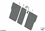 52207267870 - Seats: Trim Backrest, Left for BMW: 228i, 228iX, 230i, 230iX, 320i, 320iX, 328d, 328dX, 328i, 328iX, 330e, 330i, 330iX, 335i, 335iX, 340i, 340iX, 428i, 428iX, 430i, 430iX, 435i, 435iX, 440i, 440iX, Hybrid 3, M2, M2 Competition, M235i, M235iX, M240i, M240iX Image image