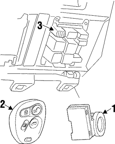 Alarm System for 2001 Cadillac Catera #0