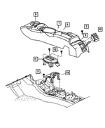 RK06WL8AC - Instrument Panel and Radios and Consoles: Floor Console for Mopar Image