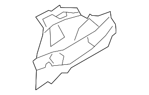 4M0399300E - Suspension: Floor Pan Splash Shield for Audi Image