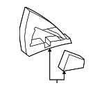 20834230 - : Mirror Assembly Gasket for GM Image