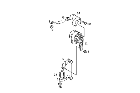 Regulation of Dynamic Headlamp Range Control, Front for 1993 Mercedes-Benz 400SEL #0