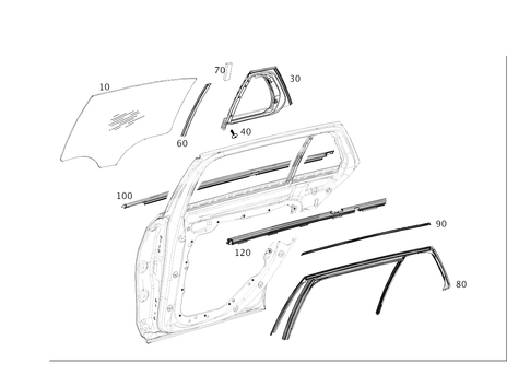 Rear Door Window System for 2026 Mercedes-Benz E53 AMG #0