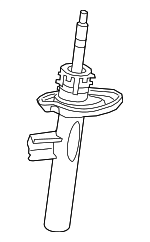 2433230400 - : Suspension Strut for Mercedes-Benz Image