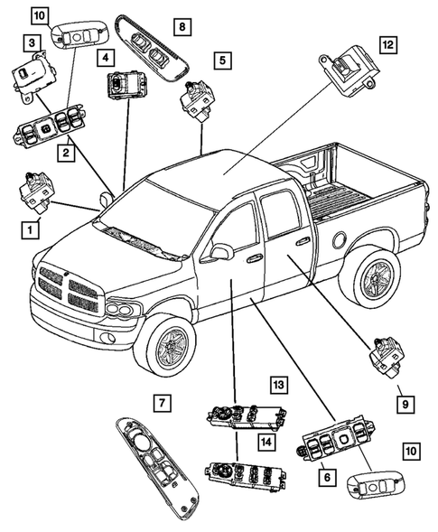 Switches for 2006 Dodge Ram 1500 #1