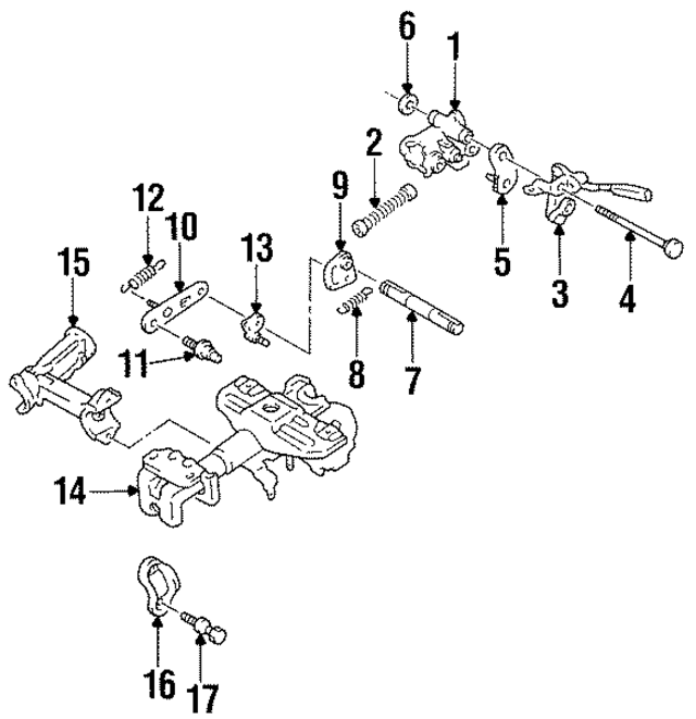 4588060011 - : Tilt Lever for Lexus Image