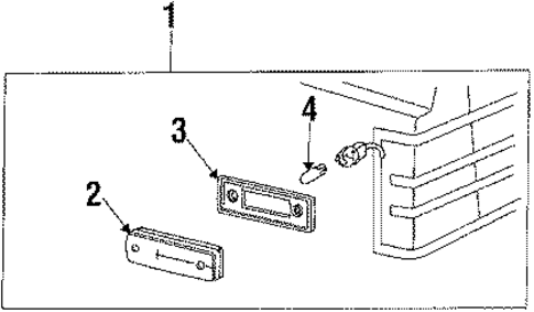 Side Marker Lamps for 1988 Toyota Camry #0