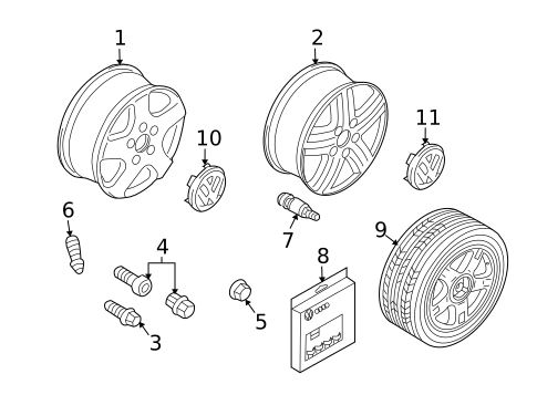 Wheels for 2010 Volkswagen Touareg #2