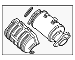 12704808 - Exhaust: Converter &amp; Pipe for GM Image