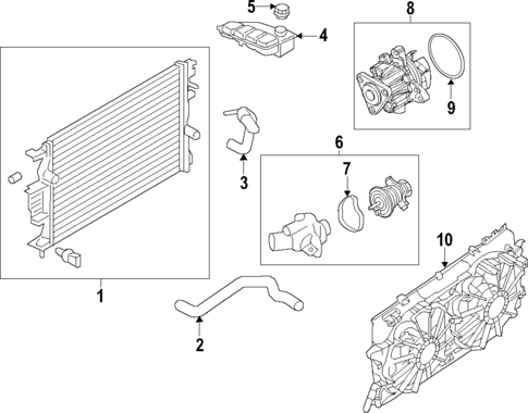 Radiator & Components for 2017 Ford Focus #2